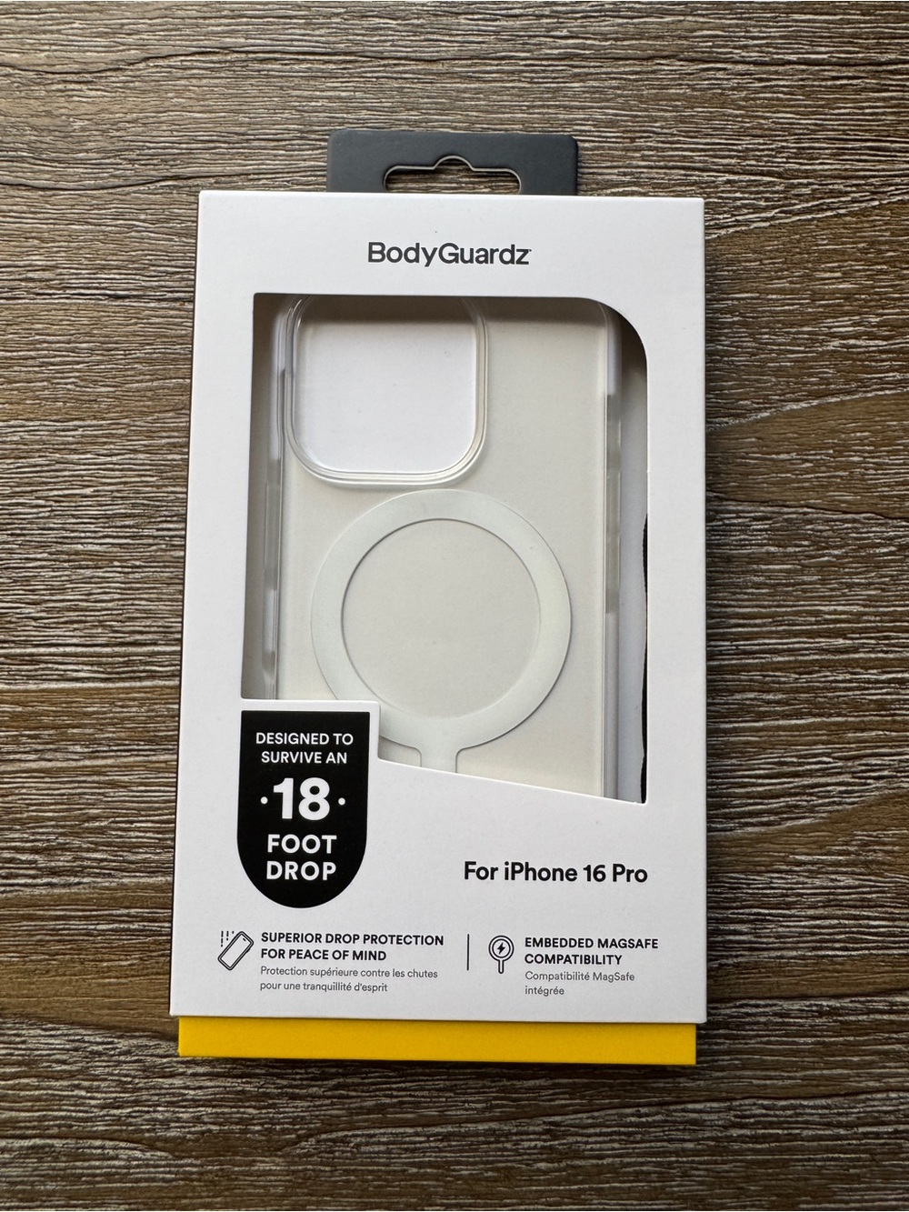 Clear White MagSafe Case for iPhone 16 Pro